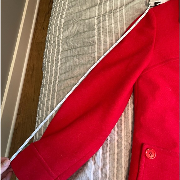 Vintage Pendleton Red Wool Jacket Petite Small - Picture 7 of 10